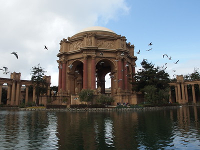 Palace of Fine Arts Theatre best tourist cities to visit in california on a budget