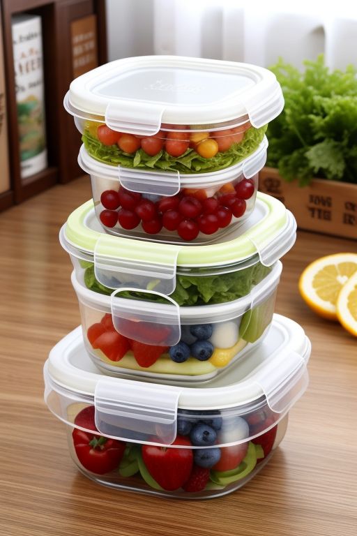 rockberry bpa free plastic food containers